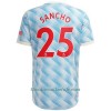 Camiseta de fútbol Manchester United Jadon Sancho 25 Segunda Equipación 2021/22 - Hombre